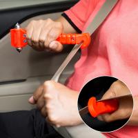 2 pcs Martillo Rompe Cristales Coche y Cortador de Cinturón de Seguridad, 2en 1 Kit Emergencia Coche con 2 Silbato Silbato, Martillo de Emergencia, para Romper la Ventana, Cortar el Cinturón - details 2