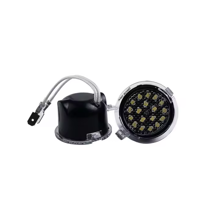 ANGRONG 2x Luz De Puddle Led Lateral Para Espejo Ford Focus C-Max Kuga Mondeo Fusion Ranger Expedition F-150 Edge S-Max Luz Xenon Blanca 6000K - 1