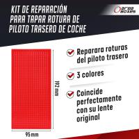 AREABOXES Kit Reparación Piloto Trasero – Fácil, Rápido, Apto ITV, Repara Roturas y Grietas - details 0
