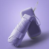 vattenskydd Paraguas plegable con estuche color Lilac - details 1