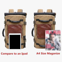 Mochila Multifuncional De Viaje Rugzak Para Hombres Bolsa De Escuela De Estudiante De Algodón 4 Colores Mochila Casual De 20-35 Litros - details 10