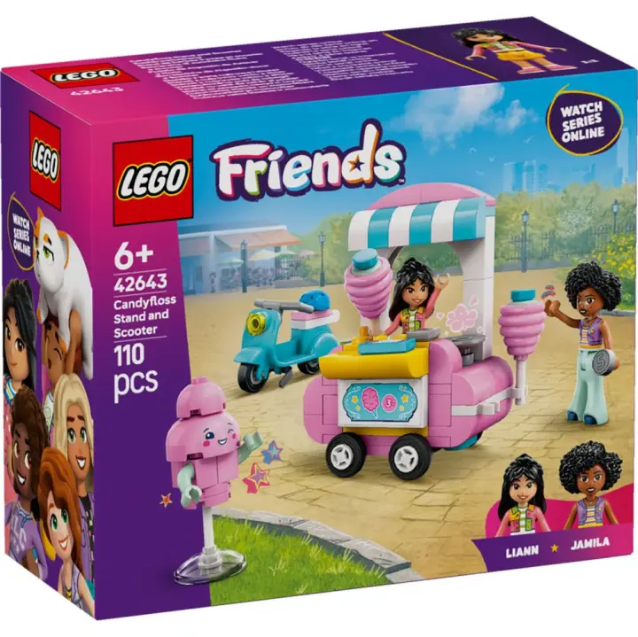 Lego 42643 Puesto de Algodón de Azúcar y Moto Lego Friends - 1