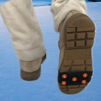Cubrezapatos Antideslizantes Para Escalada En Nieve Y Montañismo Unisex Cubrezapatos De Hielo Con 5 Clavos Accesorios Para Caminar Y Senderismo - details 9