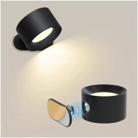 Lámpara De Pared Magnética Recargable USB Con Control Remoto LED Para Dormitorio Lámpara No-frenada Para Lectura Y Noche - details 0