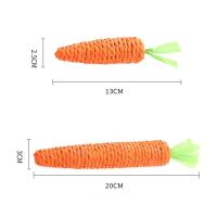 Juguete Interactivo Para Gatos Carota De Simulación Con Sonido Masticador De Dientes De Sisal Juguete De Masticación Para Perros Y Gatos - details 4