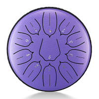 Hluru Glucophone Trompeta De Acero 6 Pulgadas 11 Notas Drum D5 Eterno Para Principiantes Handpan Instrumentos Musicales Multifuncionales - details 8
