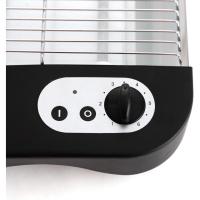 Tostador de Pan Plano de 600W / Material de Acero Inoxidable – Para Hogar, Cocina y Hostelería / 2 Tubos de Cuarzo – Ideal para Pan y Pastelería - details 1