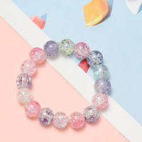 30pcs Huesos De Cristal De Colores Mixtos 10mm 4 Estilos Bolas Redondas Para Pulseras Collares Aretes Accesorios De Joyería - details 2