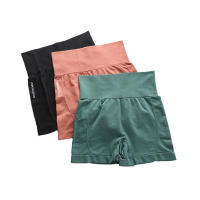 Shorts Deportivos De Cintura Alta Para Mujer Spandex Shaping Fitness Yoga Ciclismo Pantalones De Seguridad Legging De Gimnasio - details 2