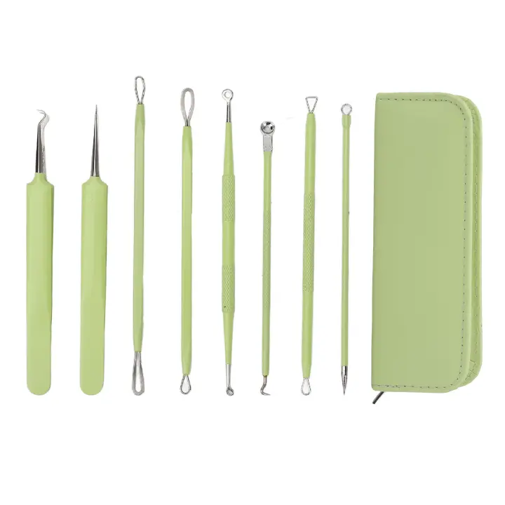Juego de Agujas Extractores de Espinillas de Acero Inoxidable - 1