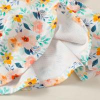 Conjunto De Moda Para Niñas De 1-4 Años 2 Piezas Camisa De Manga Larga Floral Y Jeans Con Agujeros Adecuado Para Primavera Y Otoño - details 2
