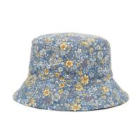 Sombrero De Buho De Panales Para Mujer 2024 Moda Impresión Floral Algodón Reversible Protección Solar Estilo Casual - details 14