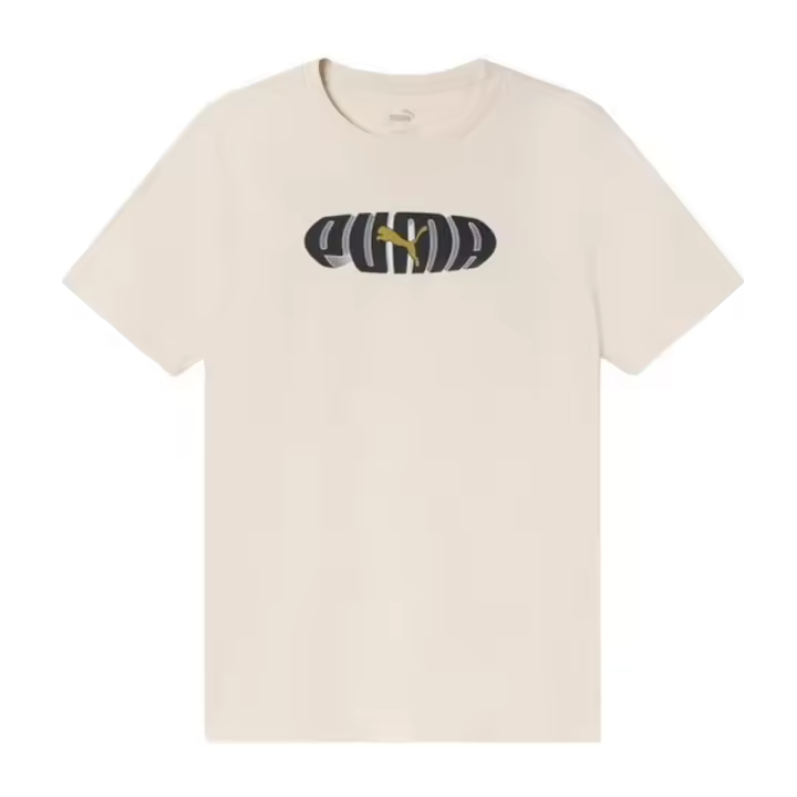 Camiseta Puma Ess + Graphic Beige 686890-87 - 1