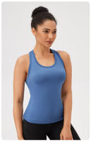 Chaleco De Yoga Para Mujer Deporte Sin Mangas Camiseta De Entrenamiento Fitness Running Outdoor Chaleco Deportivo Ajustable - details 15