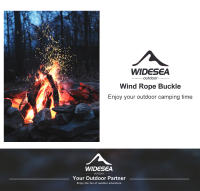 Widesea 4pcs Cordones Ajustables De Aleación De Aluminio Para Tienda De Campaña Accesorio De Cordones De Viento Para Senderismo Y Camping - details 3