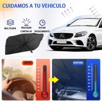 Parasol Coche Delantero, Parasol Plegable Coche con Anti UV Rayos,Sombrilla Paraguas del Coche para Lunas Delanteras, Parasol para Parabrisas de los Coche para Mayoría de Coches, SUV, Camiones - details 2