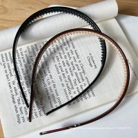 Diadema Dorada Para Mujeres De South Korea Estilo Francés Retro Con Impresión De Leopardo Accesorio Para Decorar Outdoor Todo El Año Material De Acetato - details 1