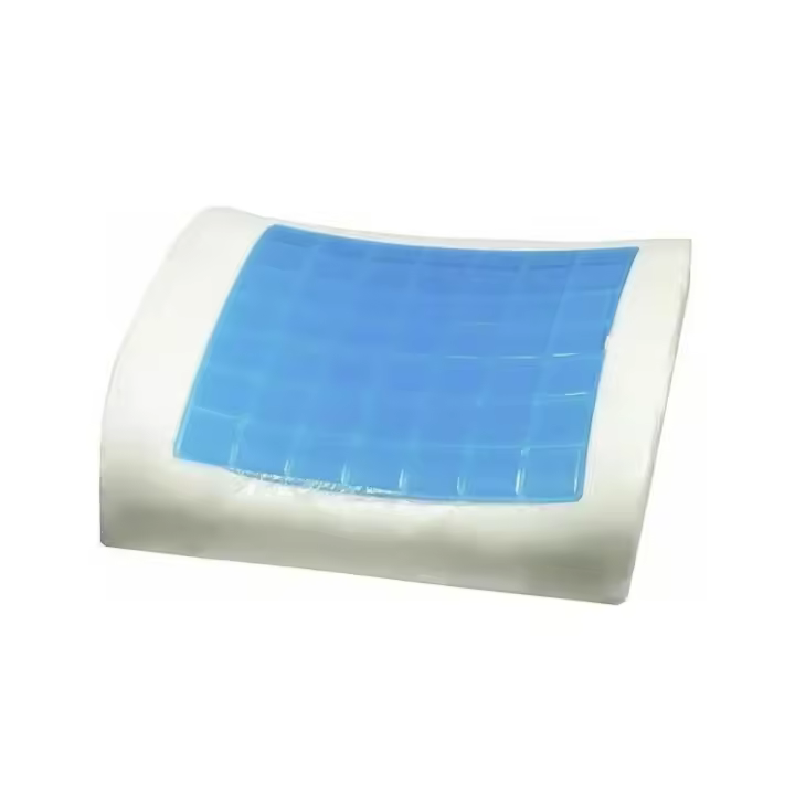 ALMOHADA DE GEL RESPALDO VISCOELASTICO CON GEL EFECTO MEMORIA ESPALDA LUMBAR COJIN 33X32X10 FUNDA LAVABLE - 1