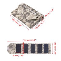 Cargador De Batería Solar Plegable De 100W Panel Solar Plegable 6-Fold USB 5V Bolsa Solar Para Teléfono Camping Emergencia - details 2