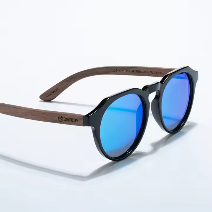 Gafas de sol Madera Eclipse BBAMBÙS  GAFAS DE SOL GAFAS DE SOL HOMBRE GAFAS DE SOL MUJER - 1