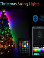 Cadena De Luces LED Inteligente Bluetooth APP 10M Impermeable Para Decoración De Árboles Y Interiores Con Control Remoto Infrarrojo Y USB - details 0
