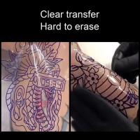 100Pcs Papel De Transferencia Tatuaje Transparente Con Patrón Cálido Estilo JC TATTOO Accesorios Para Tatuaje Material Plástico - details 2