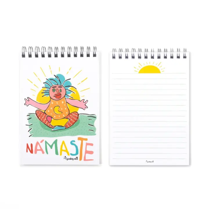 YOSIQUESE Libreta A-6 | Modelo: 'Yogui' | Productos y regalos solidarios hechos por personas con discapacidad - 1