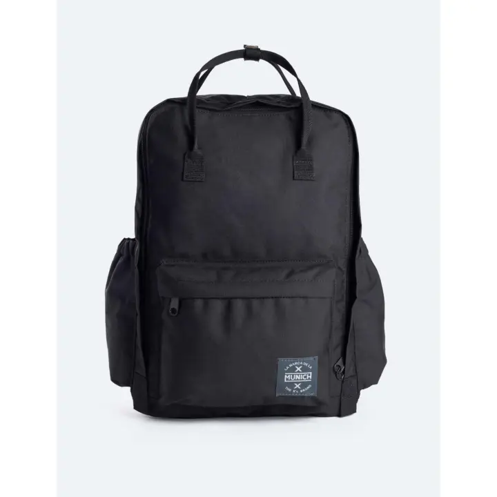 Mochila Munich Cour Negra Hombre Resistente - 1
