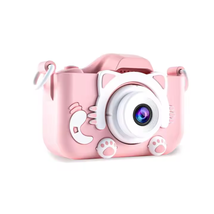 Cámara Infantil y de Vídeo para Niños con 32GB TF y Funda de Silicona - 1