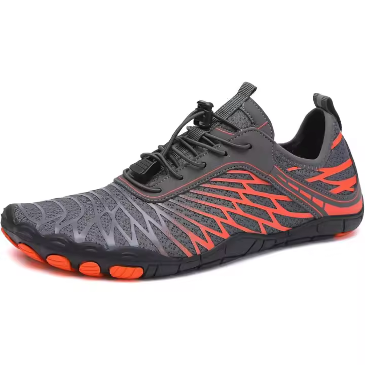 [Zapatos de playa transpirables] Zapatos de playa ligeros y transpirables a rayas para mujer - Suela de goma para el verano al aire libre - 1
