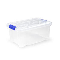 PLASTIC FORTE - Cajas de Almacenamiento Plásticas Smartlock - 5L a 25L con Cierres de Seguridad y Resistencia Superior. Cajas de ordenación Plástico Anticompacto duradero y resistente de alta calidad. - details 1