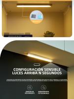 Luz Nocturna LED Con Sensor De Movimiento Recargable Por USB Luz De Armario Escalera Para Cocina Tipo C Luz De Emergencia - details 9