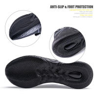 Zapatos De Correr ONEMIX 2025 Para Hombres Negro Impermeables Transpirables Antideslizantes Para Exteriores Y Trekk Ing Deportivos Con Tela De Malla Y Suela De Goma - details 23