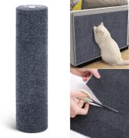 Rascador Autoadhesivo para Gatos 40x200cm DIY Recortable Alfombra Rascador Estera Rascador para Gatos Torre para Gatos para Protección de Alfombras Sofá Protección de Muebles (Gris,1 Pieza) - details 0