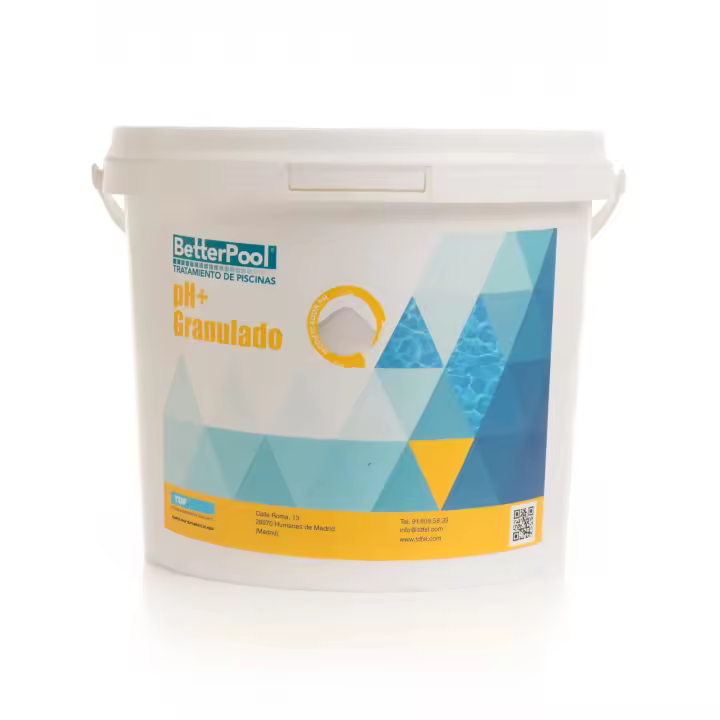 BetterPool pH + Granulado Elevador de pH en polvo para piscinas y spas BETTERPOOL TRATAMIENTO DE PISCINAS - 1
