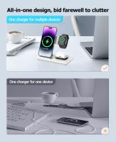 Smartphones Cargador Inalámbrico 3 en 1 Premium para Móviles, Watch y AirPods - Base de Carga Inalámbrica Qi Certificada, Estación Multifunction Compatibilidad Compatible con Smartphones y Reloj Inteligente-DiseCompacto Sin Cables - details 4