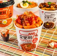 Young Poong Yopokki Topokki cup rice cake Pastel de Arroz Coreano sabor a Kimchi 115g - details 1