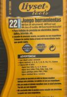 LIYSET  22 piezas Juego herramientas.Destornillador multipuntos Para trabajos de precisión en electrónica, joyería,óptica, bricolaje, etc. - details 1