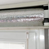 Aislante térmico reflexivo Autoadhesivo 100% aluminio (ancho 60cm). Caravanas, furgonetas, trasteros, persianas, radiadores... Fácil colocación. Antihumedades - details 4