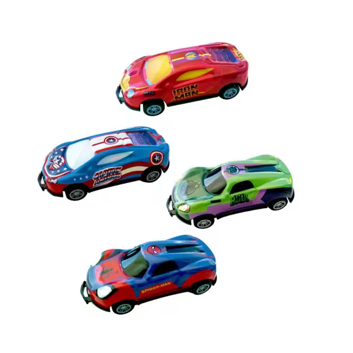 PACK DE 4 FLIP CARS MARVEL AR79230 BANDAI - 1