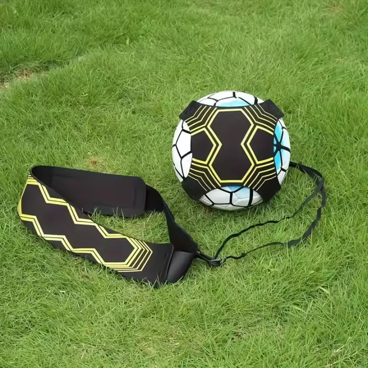 Cinturón Ajustable De Fútbol 1pc Entrenador De Tiro Elasticidad Y Resistencia Para Fitness De Nylon Correa Auxiliar De Deporte - 1