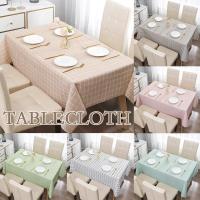 Mantel PEVA a Prueba De Aceite Y Agua Con Estampado Cuadriculado Para Uso Doméstico Decoración De Comedor Para Fiestas Y Hoteles Tamaño 90cmx140cm - details 0