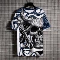 Camiseta Hombre 2024 Divertida Con Impresión 3D Estilo Oscuro Y Demonio Sobrio Camiseta Corta De Verano T-Shirt Personalizable Oversize - details 6