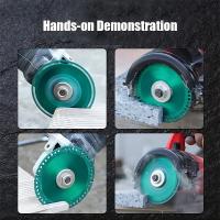 Hoja De Corte Multifuncional Indestructible 4 Pulgadas Para Todas Las Materiales Disco Circular De Diamante Para Amoladora De Ángulo Herramienta DIY Para El Hogar - details 3