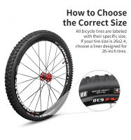 Almohadilla De Protección Para Rueda De Bicicleta MTB Anti-Afilado Y Antipinchazo Mat De Interior Para Ruedas De Montaña - details 3