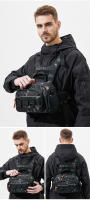 Bolsa De Pecho Táctica Molle Vest Monedero Frontal Para Exteriores Senderismo Escalada Pesca Kit De Reconocimiento Bolsa De Camping Para Hombres - details 4