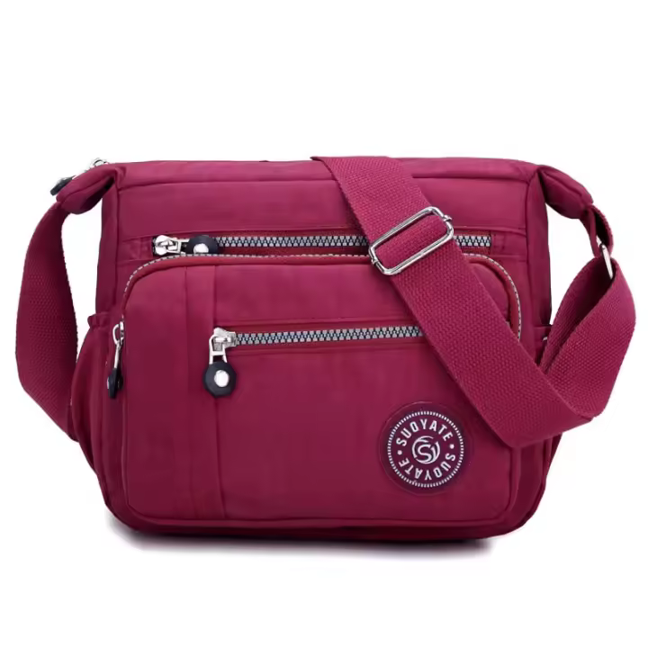 Bolsa de nylon de las mujeres, bolso impermeable del hombre del multi-bolso, bolso de mensajero ligero del viaje - 1