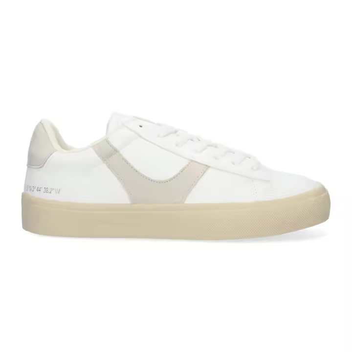 PuntoSalao Zapatillas planas casual para mujer color beige - 1