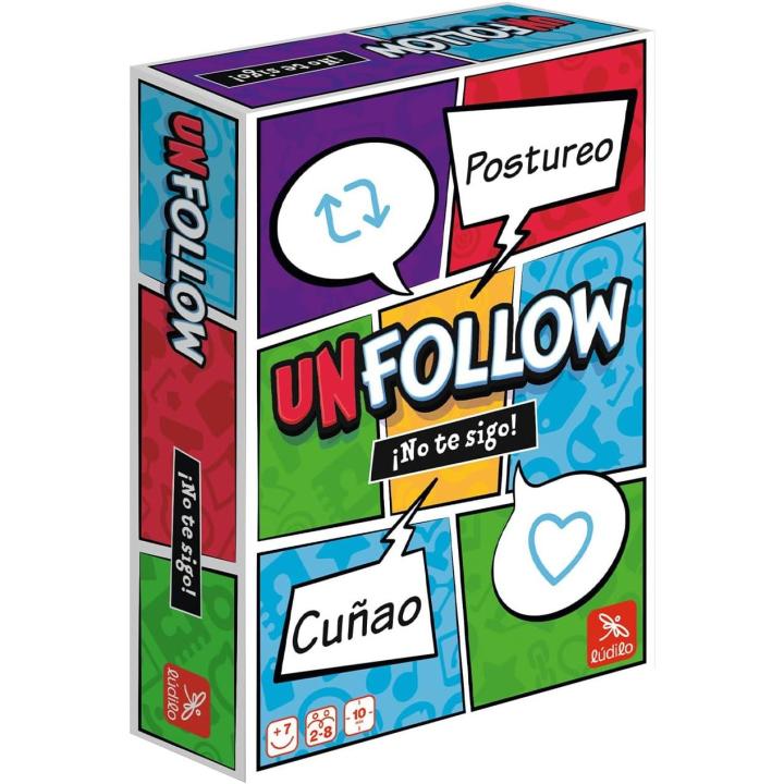 Ludilo - Unfollow | Juegos De Mesa Niños 8 Años O Más | Juegos Cartas 30 Min | Juego De Mesa Rápido | Regalo Niño 8 Años | Juego De Cartas para Niños Y Adultos (Ludilo 89018)