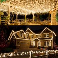 Cadena De Luces Solares Impermeable De 300 LED Para Jardines Bodas Fiesta De San Valentín Navidad Árbol De Navidad Hogar 8 Modos - details 6